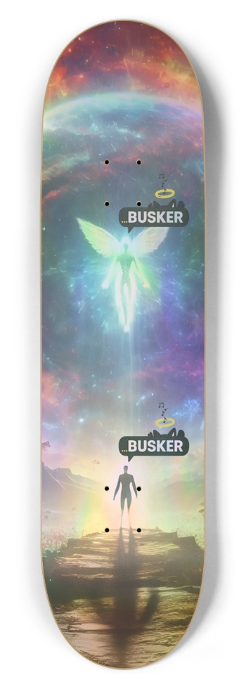 Celestial Feedback...BUSKER 8.5 Skateboard (Holographic)
