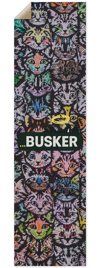 Stray Cats...BUSKER 9x33 Griptape 9 x 33 Inch Griptape