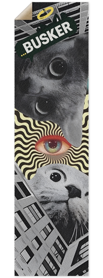Eyes on You...BUSKER 9x33 Griptape 9 x 33 Inch Griptape