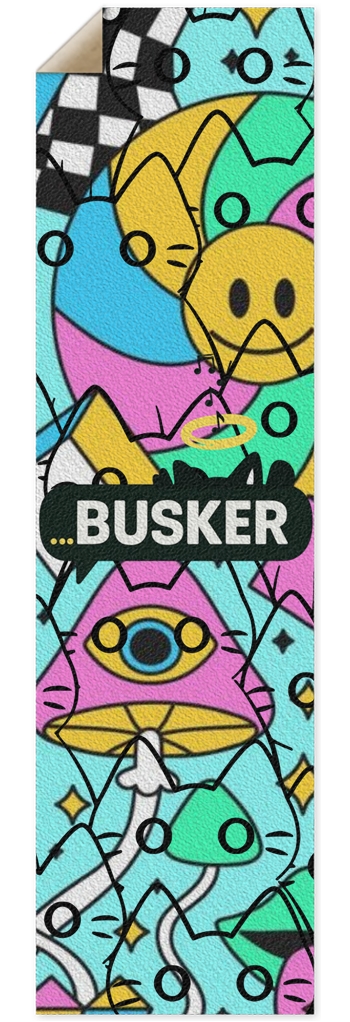 Cat Crowd...BUSKER 10x36 Griptape