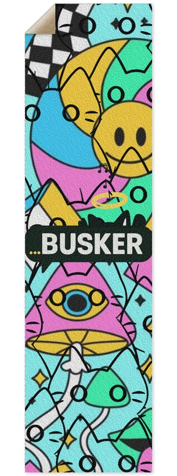 Invisible Cats...BUSKER 9x33 Griptape