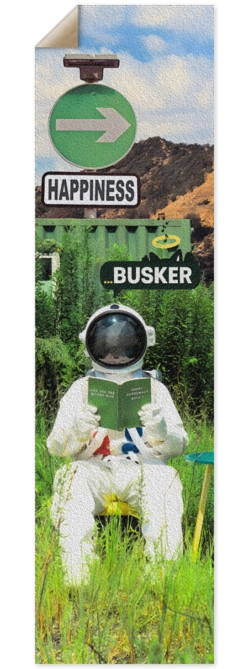Distant Listener...BUSKER 9x33 Griptape 9 x 33 Inch Griptape