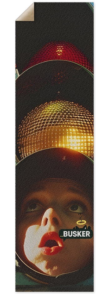Traffic Light...BUSKER 9x33 Griptape