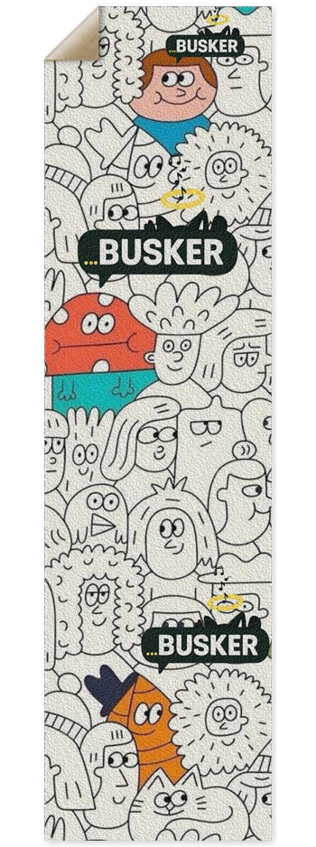 Crowd...BUSKER 9x33 Griptape 9 x 33 Inch Griptape