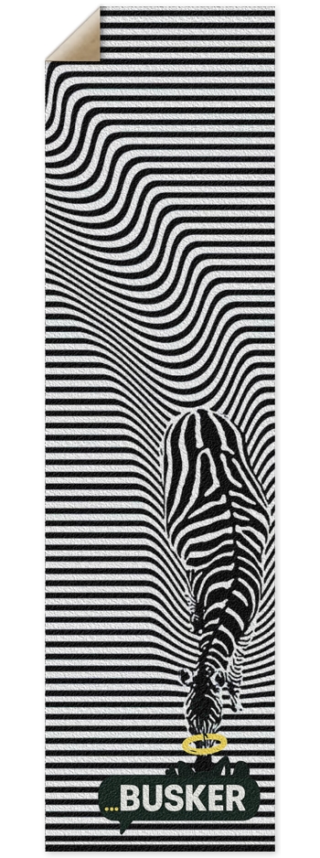Zebra...BUSKER 9x33 Griptape