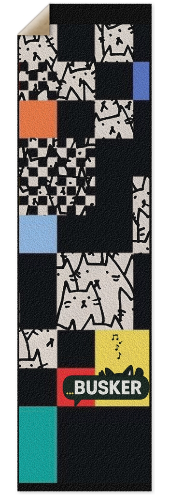 Box Cat...BUSKER 10x36 Griptape 10 x 36 Inch Griptape