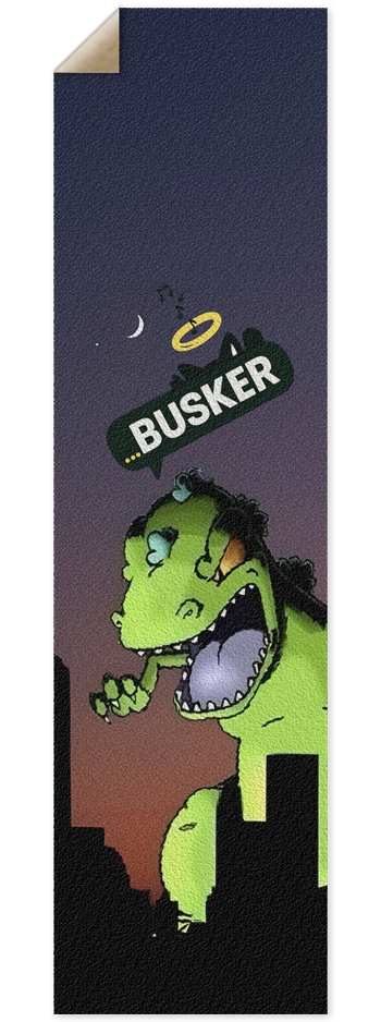 Glowing Reptar...BUSKER 9x33 Griptape