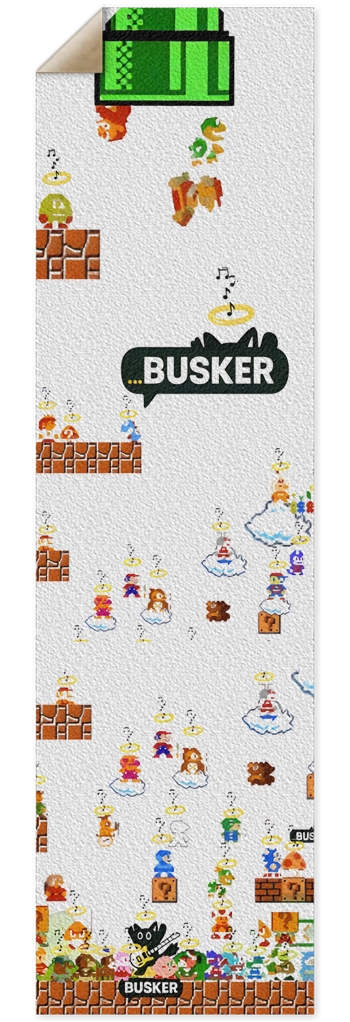 Retro...BUSKER 10x36 Griptape 10 x 36 Inch Griptape