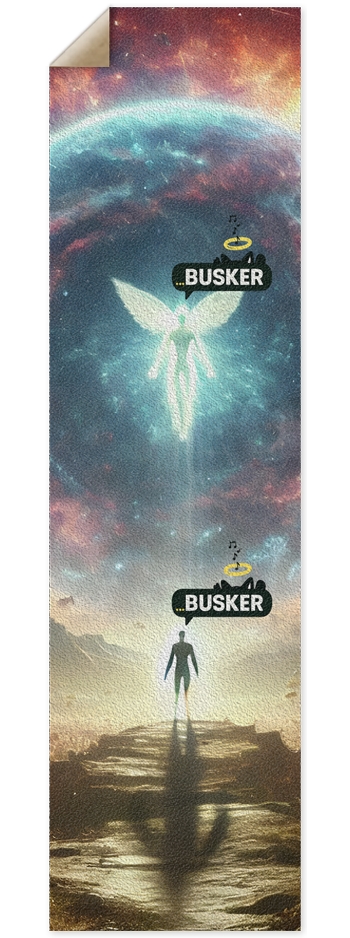 Celestial Feedback...BUSKER 9x33 Griptape