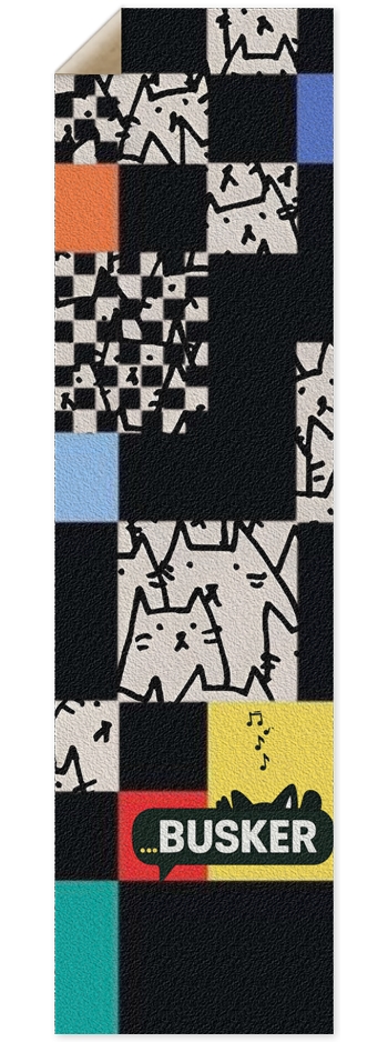 Box Cat...BUSKER 9x33 Griptape