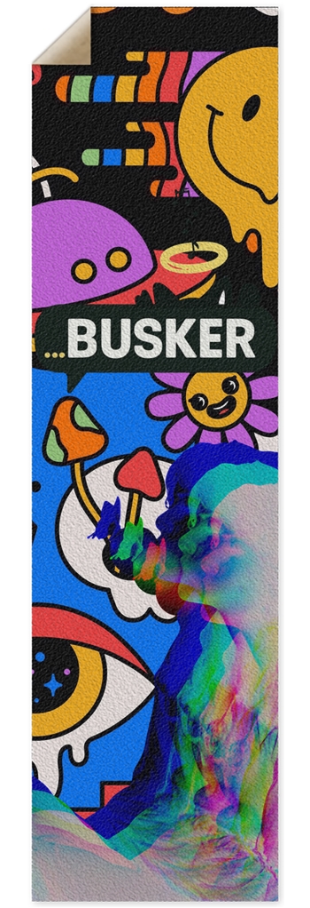 Butterfly Effect...BUSKER 10x36 Griptape 10 x 36 Inch Griptape