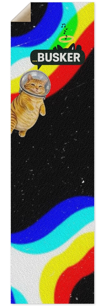 Space Cat...BUSKER 10x36 Griptape