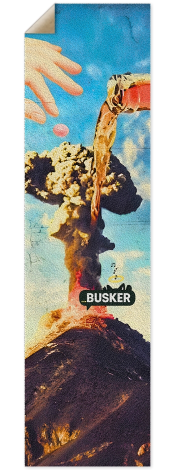 Volcano...BUSKER 9x33 Griptape