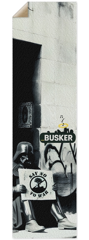 Peace Vader...BUSKER 9x33 Griptape 9 x 33 Inch Griptape
