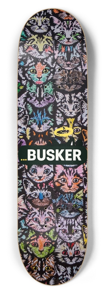 Stray Cats...BUSKER 8.5 Skateboard