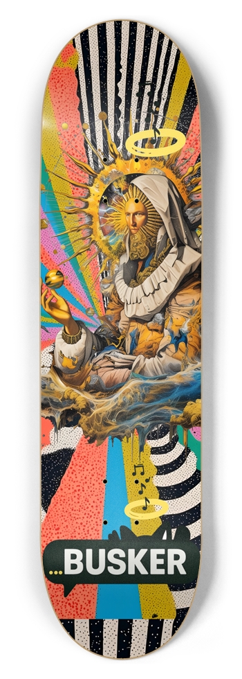 Sun God...BUSKER 8.5 Skateboard