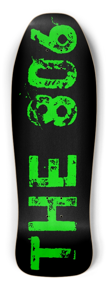 sum1sk8boards the 806 black natural old school shredder shape board  Shredder Shape