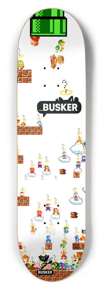 Retro...BUSKER 8.5 Skateboard 8-1/2 Skateboard Deck