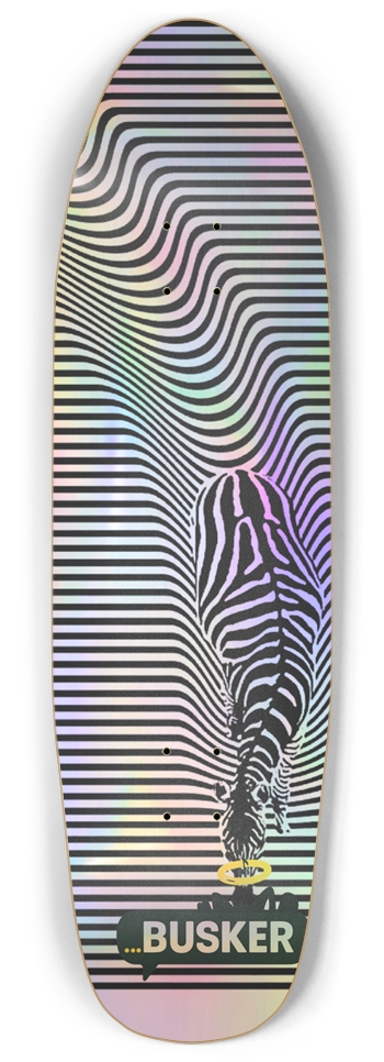 Zebra...BUSKER Punk Nose Pool (Holographic) Punk Nose Pool Shape