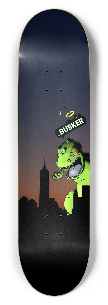 Glowing Reptar...BUSKER 8.5 Skateboard