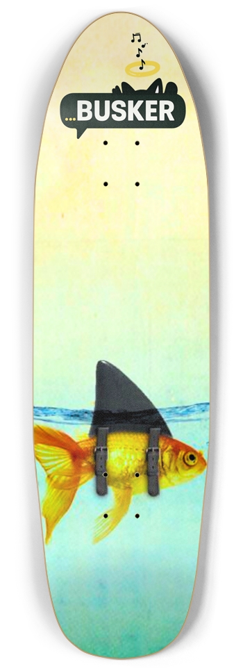 Gold Fish...BUSKER Punk Nose Skateboard 