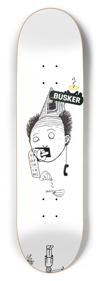 Fell Out the Attic...BUSKER 8.5 Skateboard