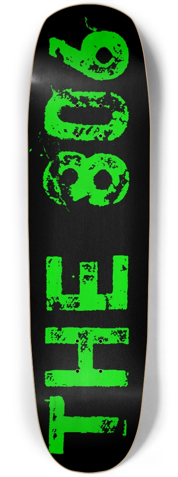 sum1sk8boards the 806 natural square nose shape board 