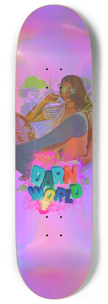 KNEE SOCKS ORACLE 9” Holo 9 Inch Skateboard