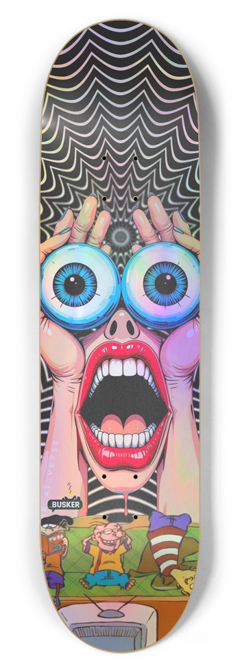 Ed,Edd,&Eddy...BUSKER 8.5 Skateboard (Holographic)