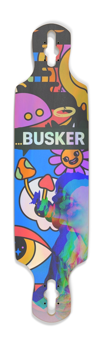 Butterfly Effect ...BUSKER Drop Through Longboard (Holographic)