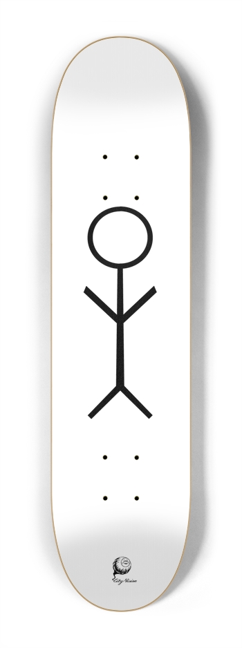 Stick Figure Mini 7.25 7-1/4 Mini/Kid Skateboard