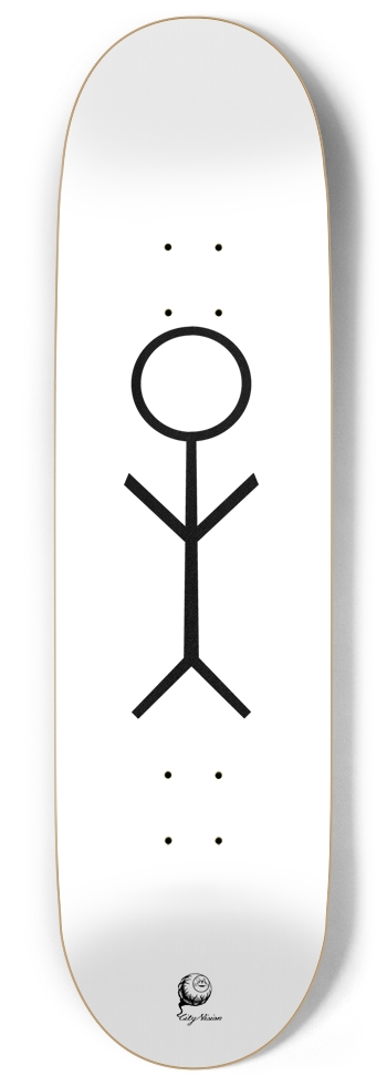 Stick Figure 9.00 9 Inch Skateboard