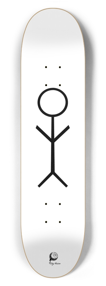 Stick Figure 7.62 7-5/8 Skateboard Deck