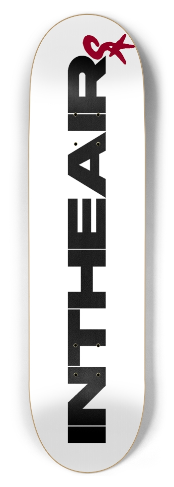 ITA WHITE 8.5 8-1/2 Skateboard Deck