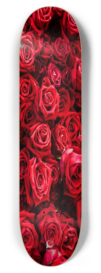 Red Roses 7.87 7-7/8 Skateboard Deck