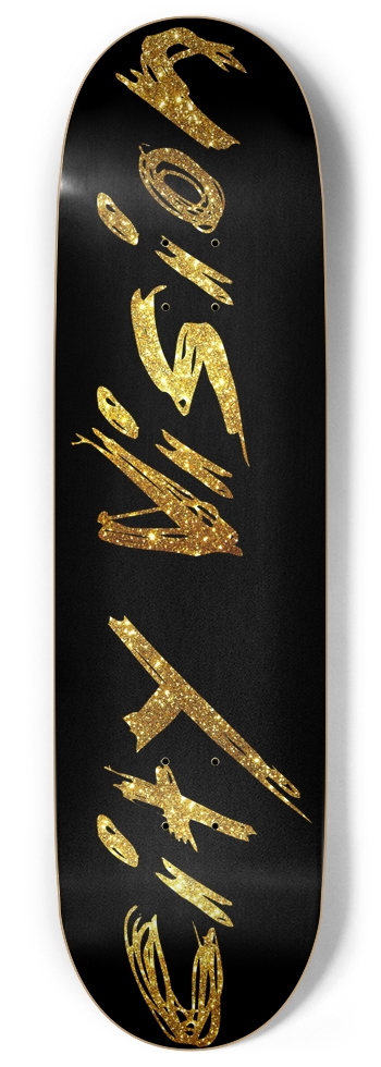 Name Gold Glitter 9.00 9 Inch Skateboard
