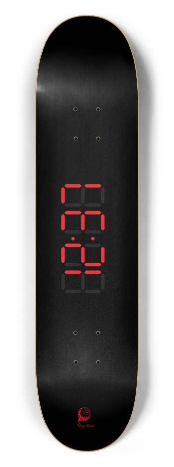 Clock Red 7.50
