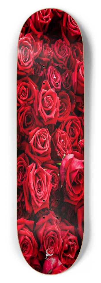 Red Roses 8.50 8-1/2 Skateboard Deck