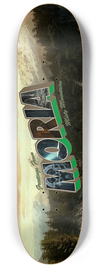Moria 8-1/4 Skateboard Deck