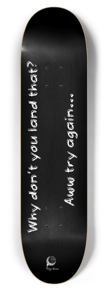 Land That Black 7.87 7-7/8 Skateboard Deck