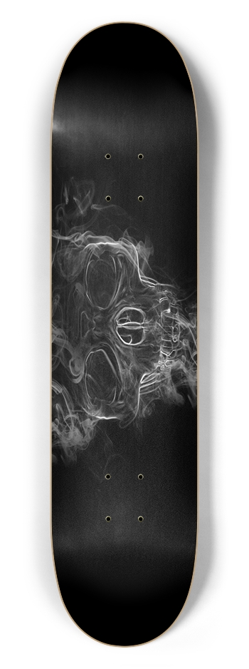 Wispy Skull 7.50 7-1/2 Skateboard Deck