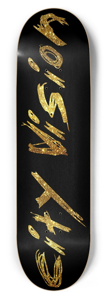 Name Gold Glitter 8.75 8-3/4 Inch Skateboard