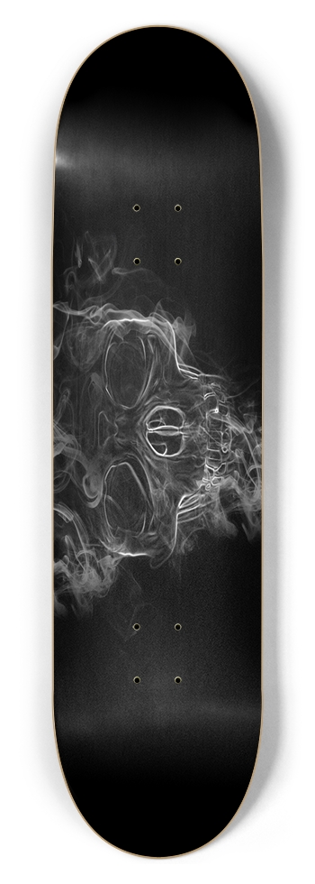 Wispy Skull 8.50 8-1/2 Skateboard Deck