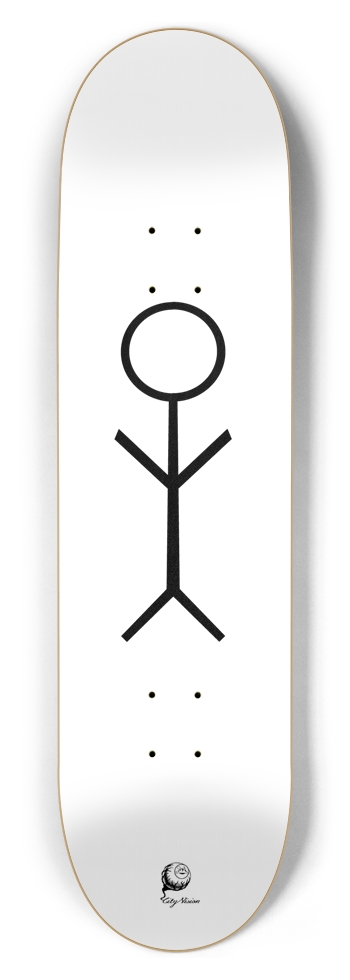 Stick Figure 8.50 8-1/2 Skateboard Deck