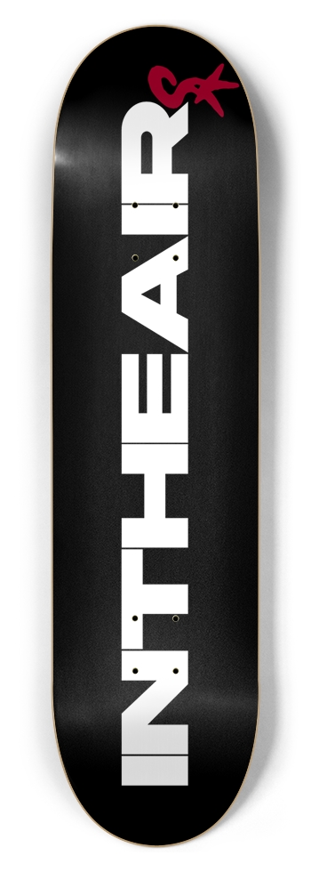 ITA BLACK 8.5 8-1/2 Skateboard Deck