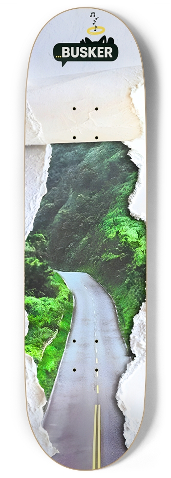 Hidden Road ...BUSKER  9" Skateboard