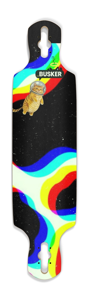 Lost Cat ...BUSKER Drop Through Longboard (Glow-in-the-Dark)
