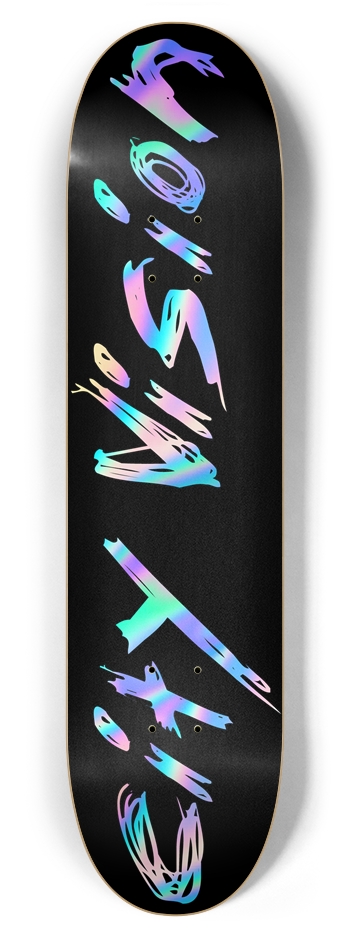 Black and Rainbow Name 7.87