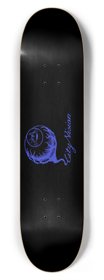 Black and Blue Logo 7.75 7-3/4 Skateboard Deck