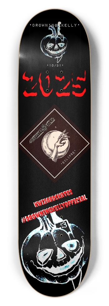 LIMITED DROWNING KELLY BAND GOLD 8-1/2 Skateboard Deck